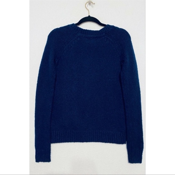 Anthropologie Field Flower Sweater Womens Small Blue Evie Pullover Long Sleeves - Picture 6 of 10